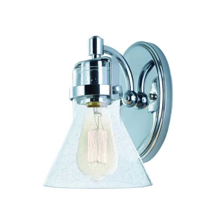 Polished Chrome One Light Wall Sconce from the Seafarer Collection
