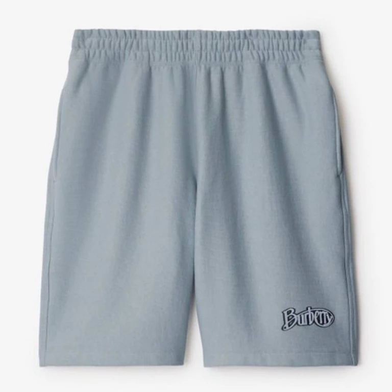Burberry Logo Cotton Shorts