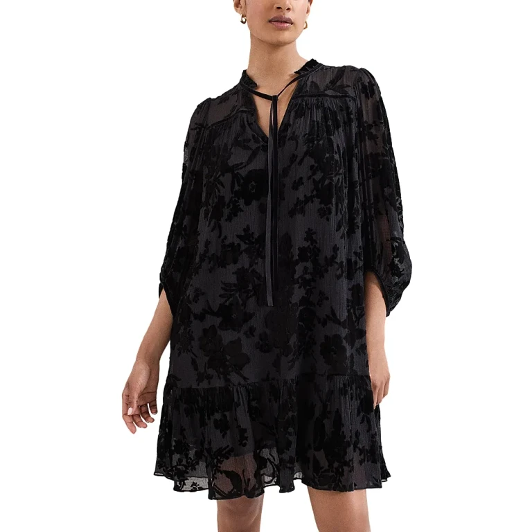 Phase Eight Mila Velvet Burnout Dress