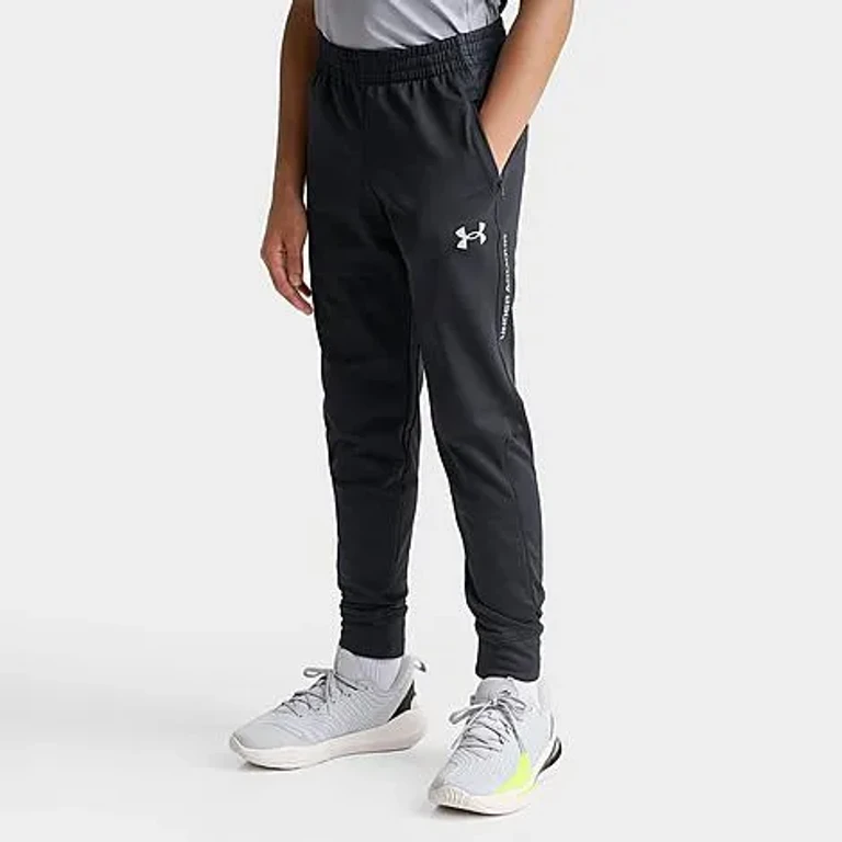 Big Kids Brawler Jogger Pants in Black/Steel Size: Small