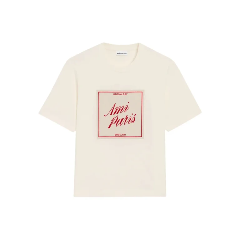Ami Paris Heritage Print Heart T-shirt