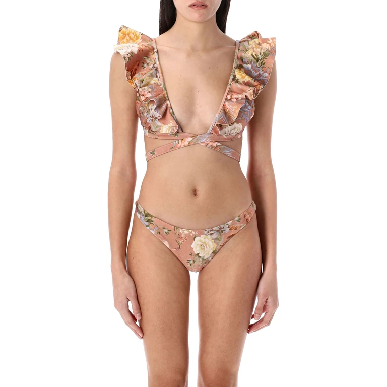 Zimmermann Tallow Swimsuit