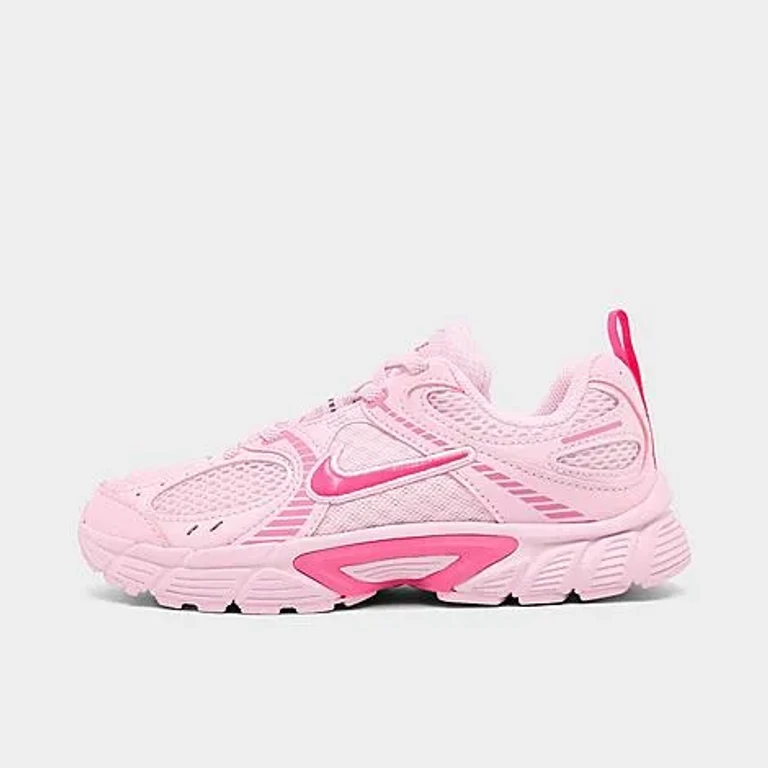 Nike Little Kids V5 RNR Stretch Lace Casual Shoes in Pink Foam/Pinksicle/Hyper Pink Size: 10.5