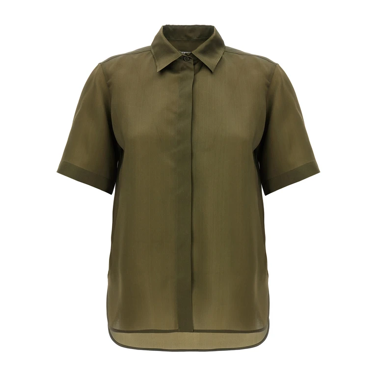 Max Mara Acanto shirt Green Silk Shirt, Blouse - Women