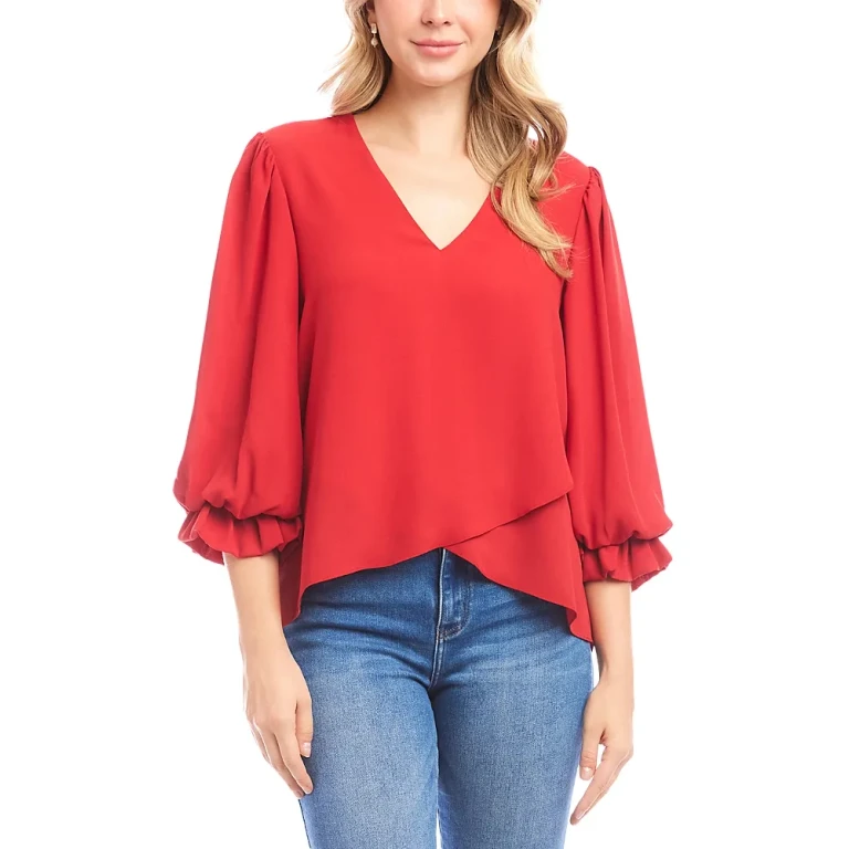 Karen Kane Layered Bracelet Sleeve Top