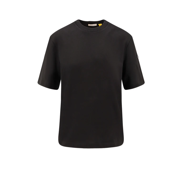 MONCLER GENIUS T-shirts and Polos Black Base Fabric: Cotton - Women