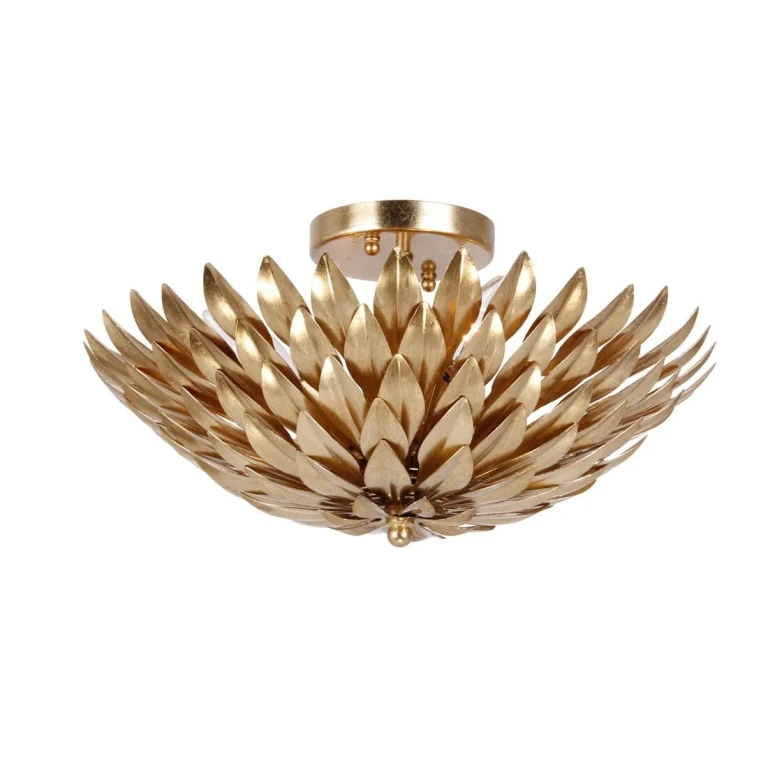 Broche 4-Light Ceiling Light in Antique Gold