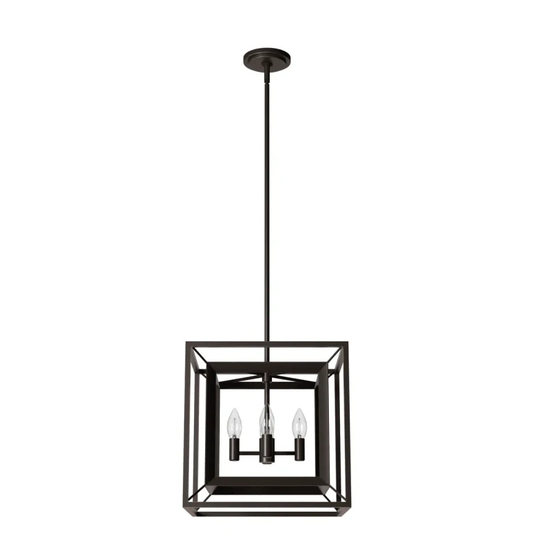 Onyx Bengal Four Light Chandelier from the Doherty Collection