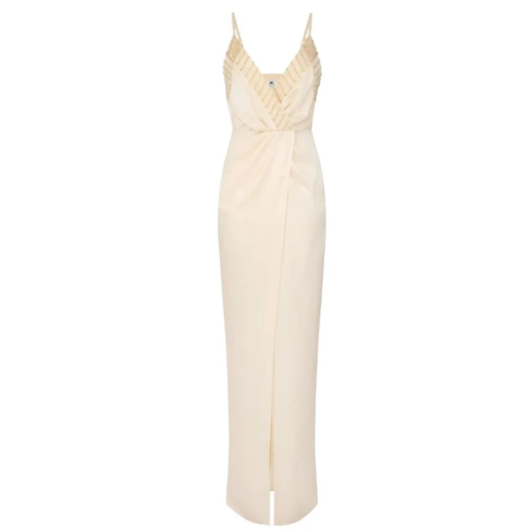Elisabetta Franchi Dresses White Acetate - Women