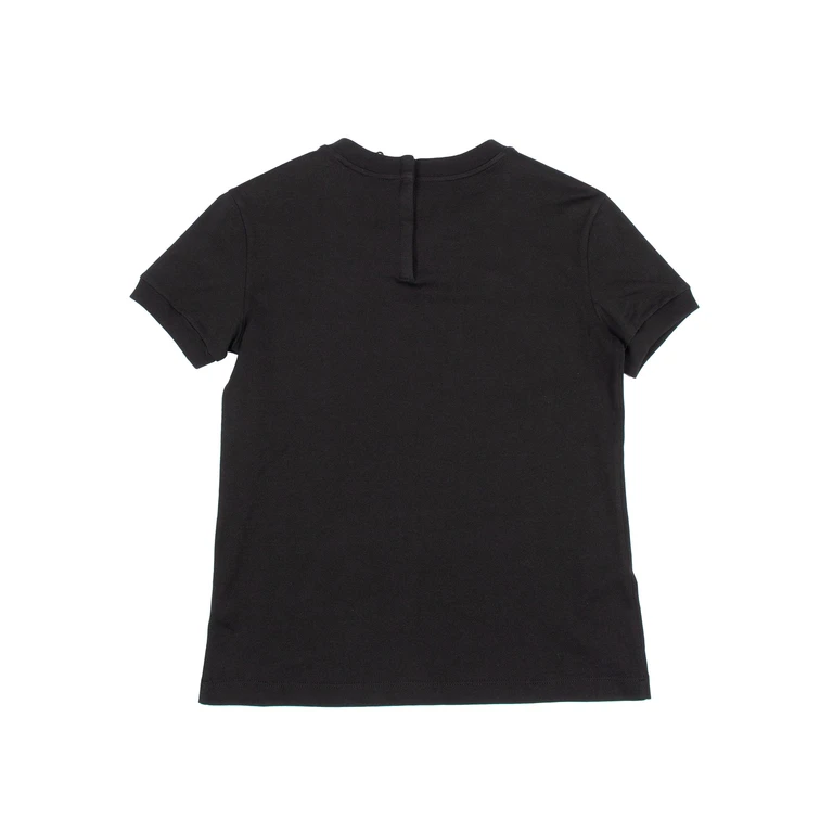 Dolce & Gabbana Junior T-Shirt Black Cotton Long Sleeves