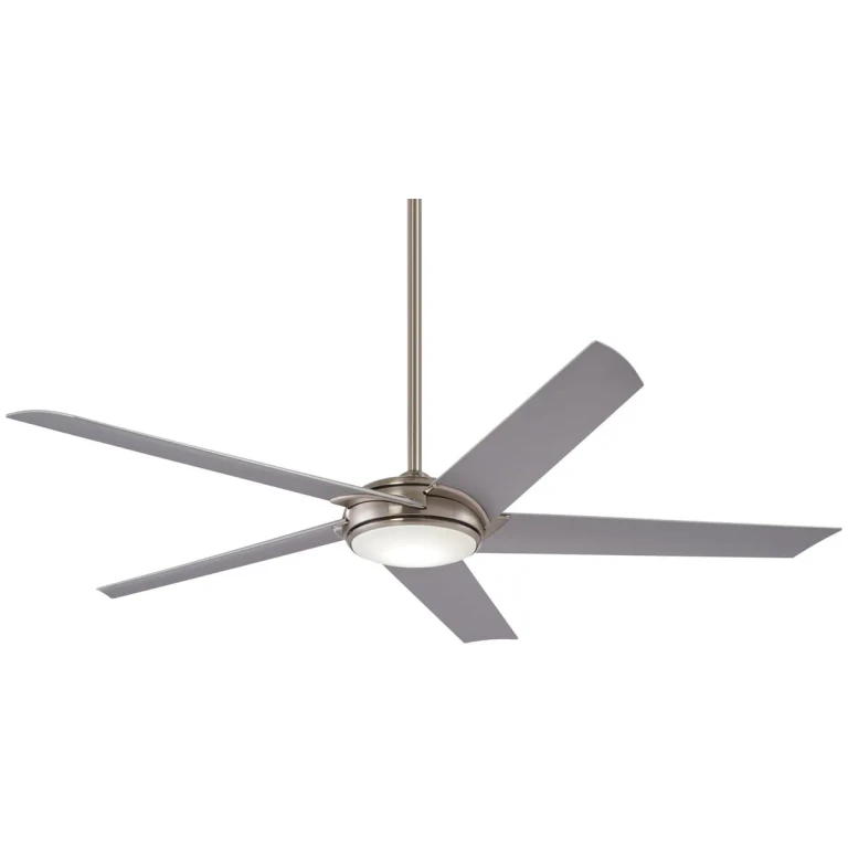 Brushed Nickel 60"Ceiling Fan from the Raptor Collection