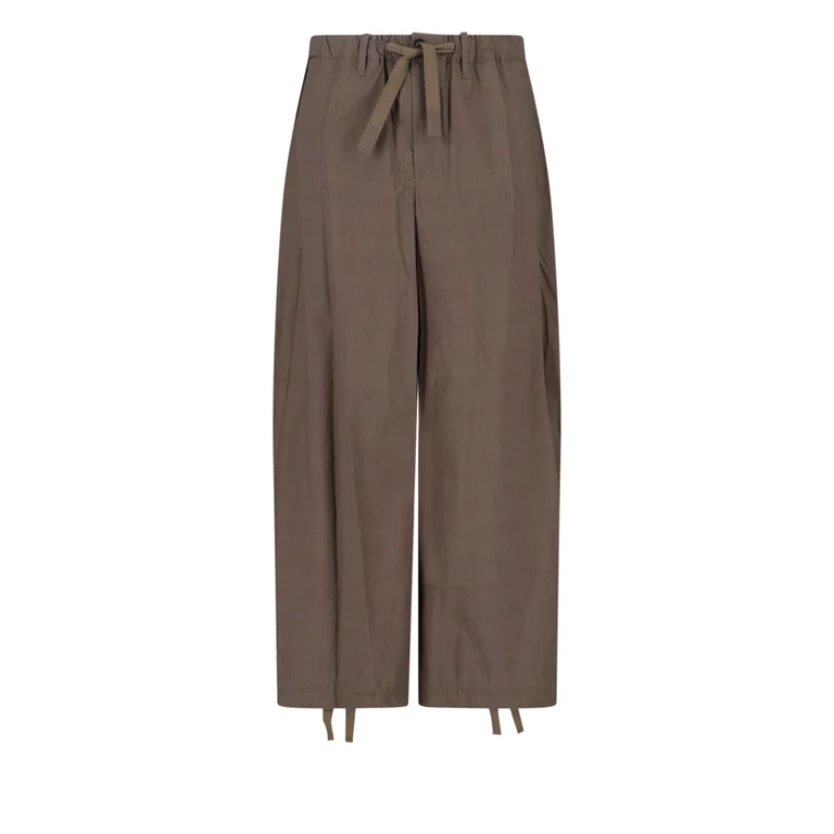 Sacai Trousers Beige Cotton - Men