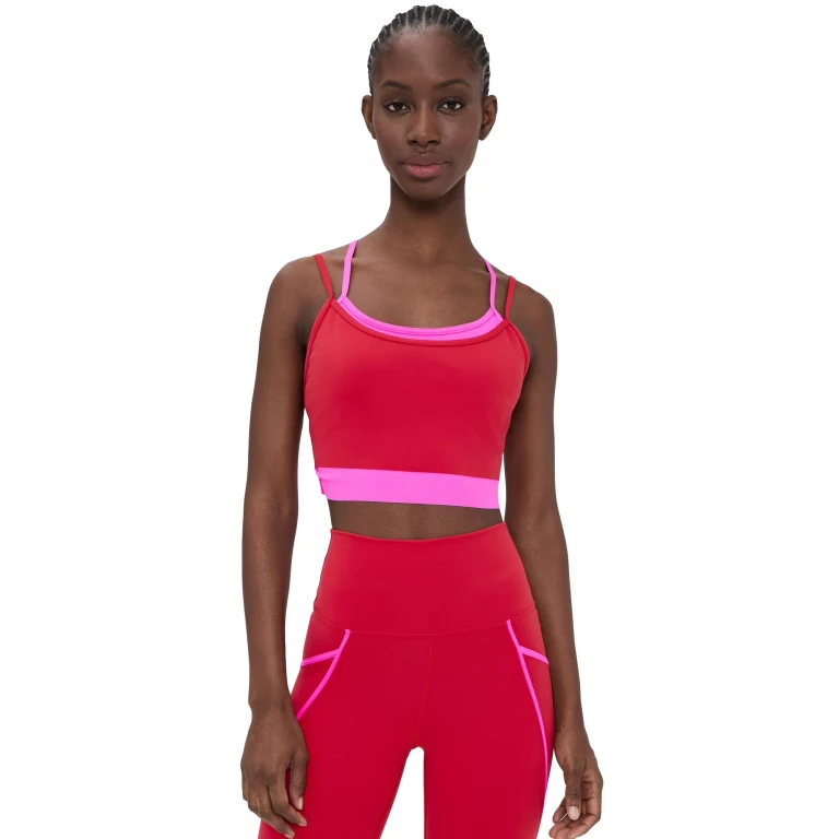 Beach Riot Vinny Top Royal Red XS