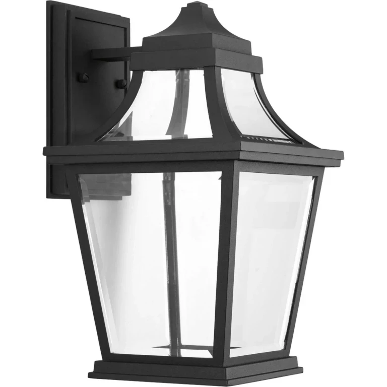 Black LED Wall Lantern from the Endorse Led Collection