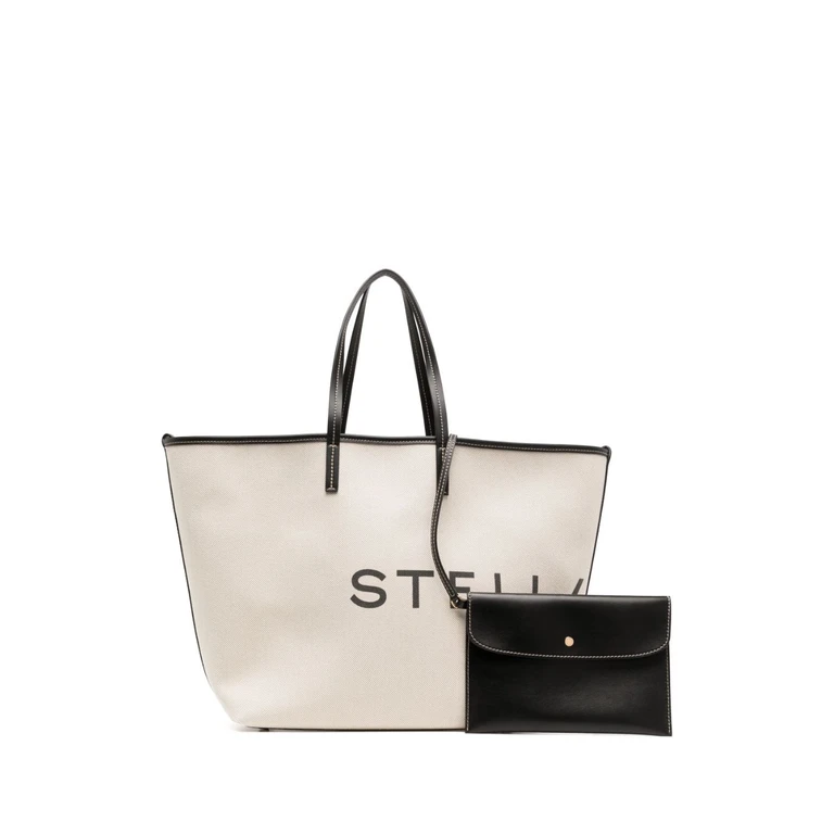 Stella McCartney Bags Beige Outer: Organic Cotton - Women