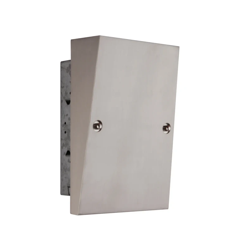 Brushed Polished Nickel Chime from the Recessed Chimes-Illuminated Collection