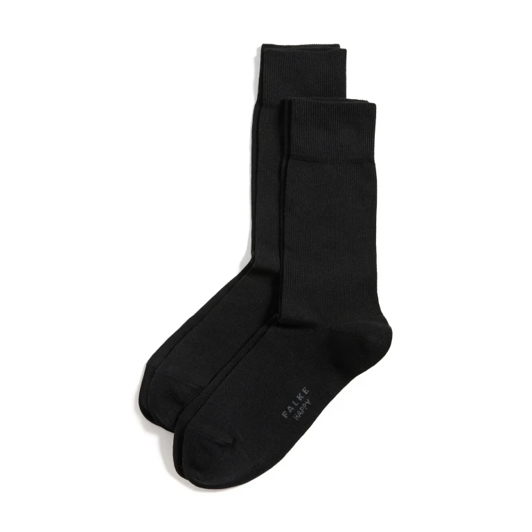 Falke Happy 2 Pack Socks Light Grey Melange 39-42