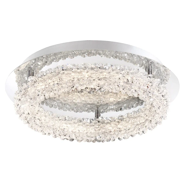 Chrome LED Flush Mount from the Sassi Collection
