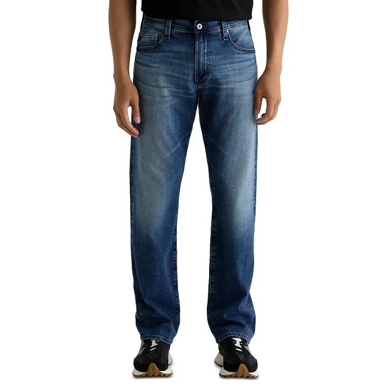 Ag Protege Classic Straight Fit Jeans in Palms Blue