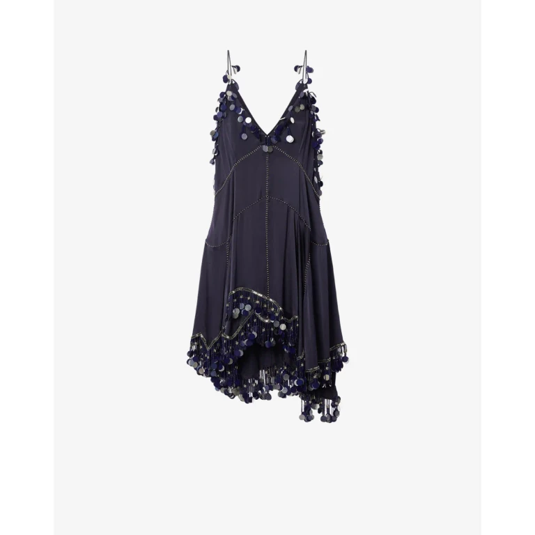 Robe Ludna - Femme - Bleu Nuit - Taille 34 - Isabel Marant