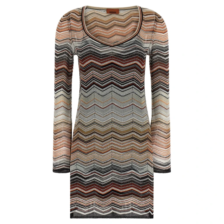 Missoni Brown Viscose Short Dress - Women