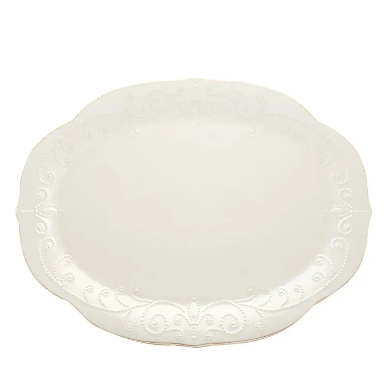 Lenox French Perle 16 Oval Serving Platter