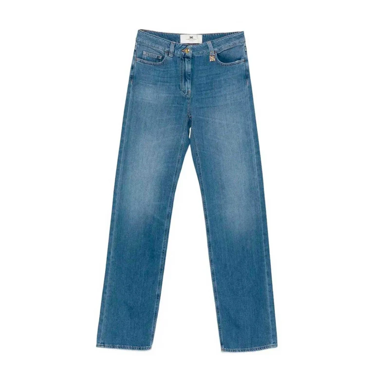 Elisabetta Franchi Jean Droit - Bleu Clair
