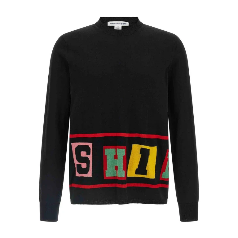 Comme Des Garcons Pull Col Rond - Noir