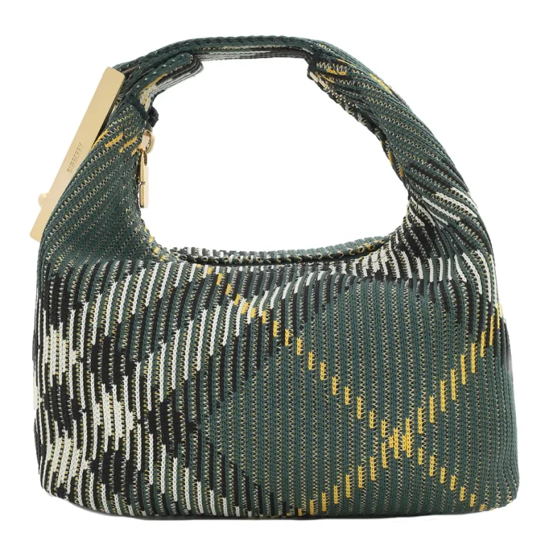 Burberry Ivy Check Peg Mini Duffle Bag