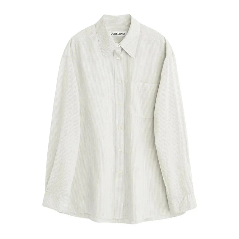 Our Legacy Chemise - Multicolore (M2262AIINDEXSTRIPECOOLTHREADCLOTH)