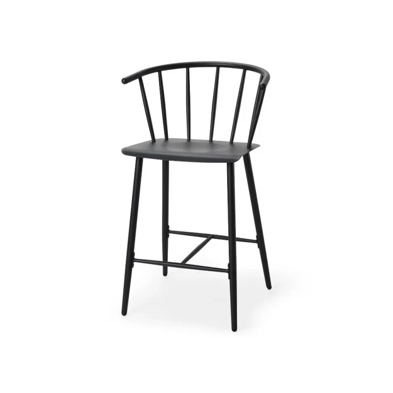 Colin Black Metal Counter Stool