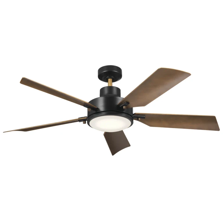 Guardian 56" Indoor Ceiling Fan in Satin Black