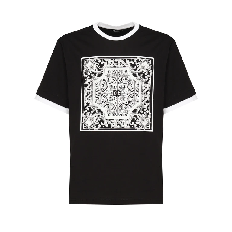 Dolce & Gabbana T-shirts and Polos Black Cotton - Men