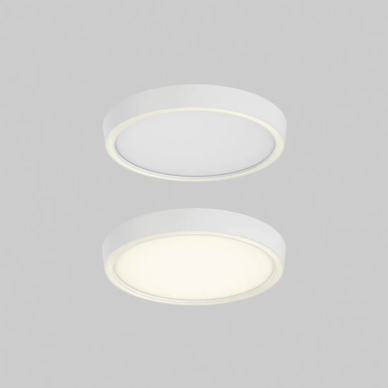 White Flush Mount from the Bloom Collection