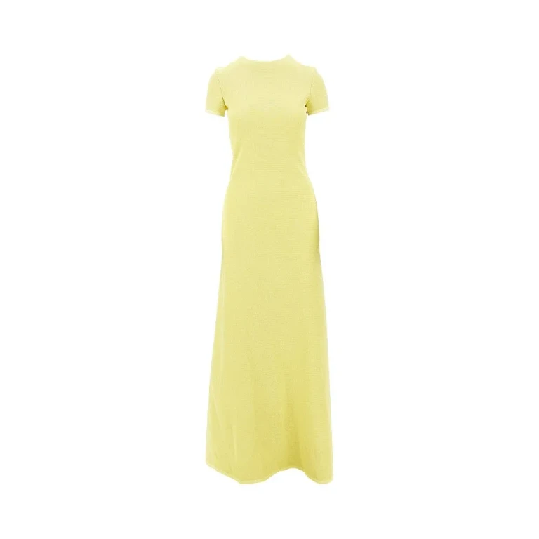 JACQUEMUS Knitted long dress Woman 38