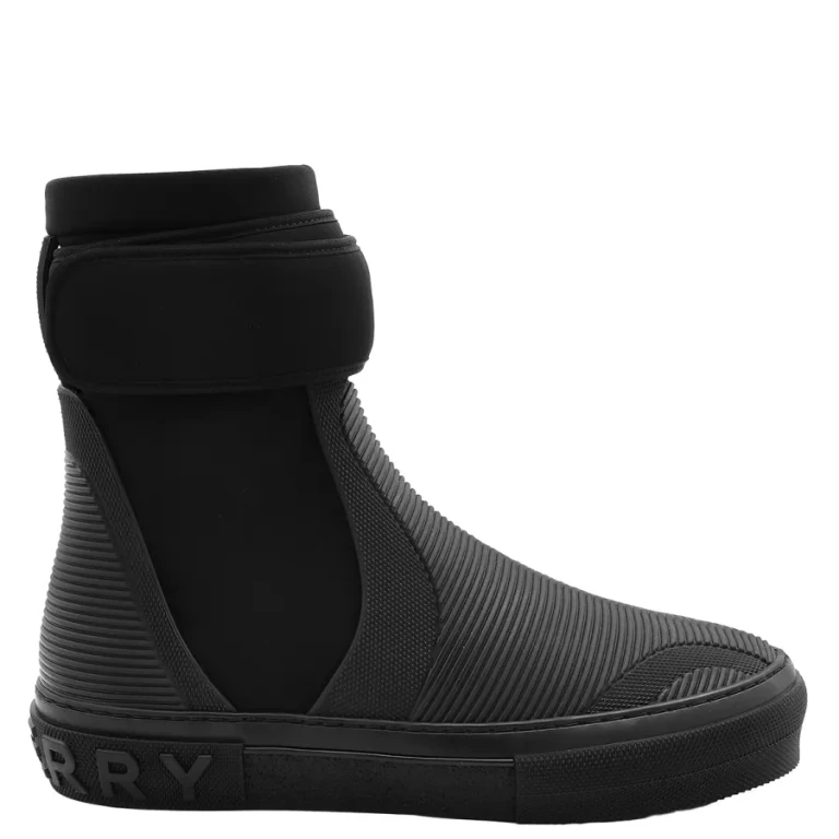 Burberry Mens Black Sub High-Top Sneakers