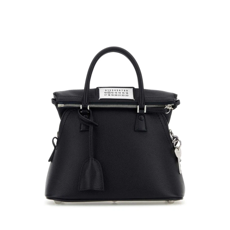 MAISON MARGIELA Leather '5AC' mini tote bag Man One Size