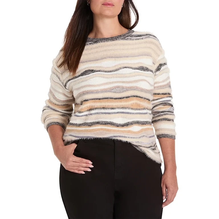 Nic+Zoe Plus Odyssey Mix Sweater