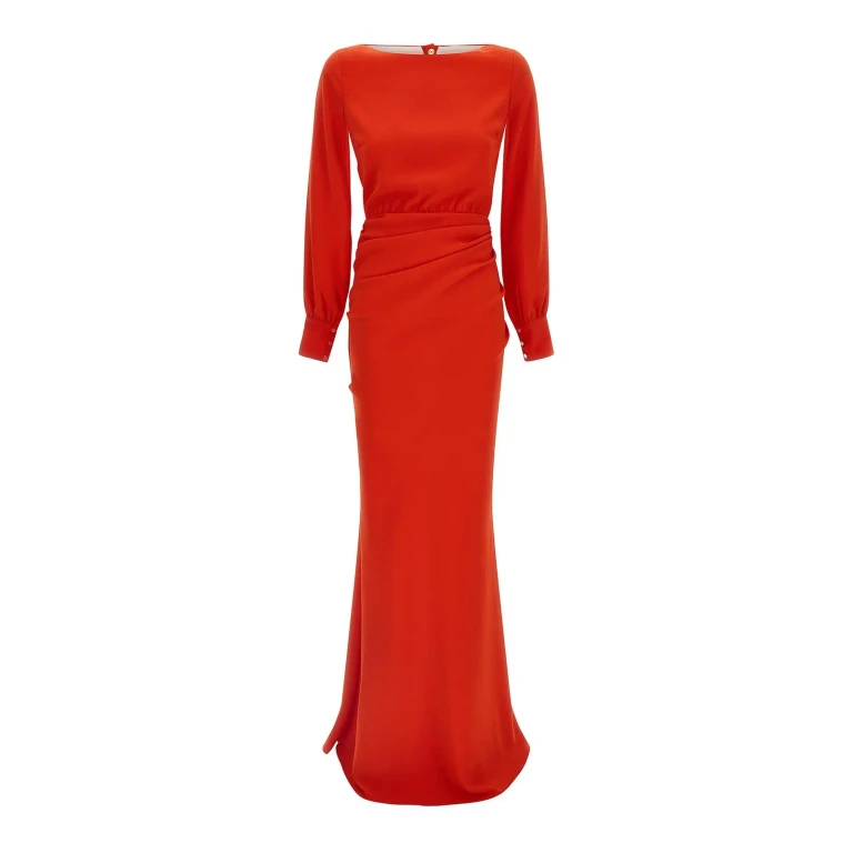 Elisabetta Franchi Robe De Soirée - Rouge