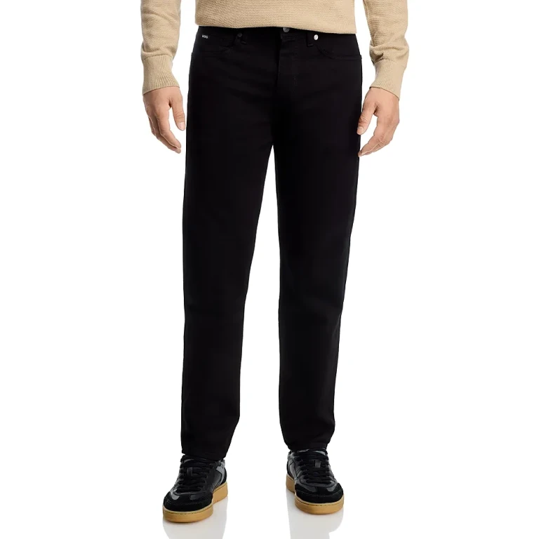 Boss Maine Regular Fit Jeans in Black
