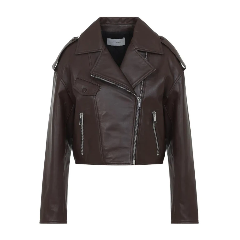 Yves Salomon Veste Casual - Marron