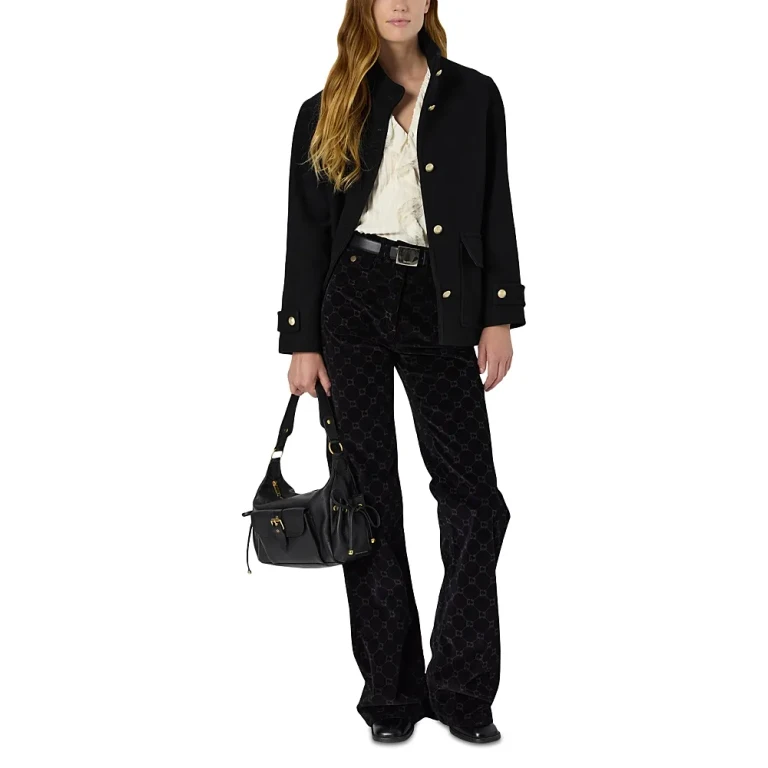 Gerard Darel Maud Wool Blend Coat