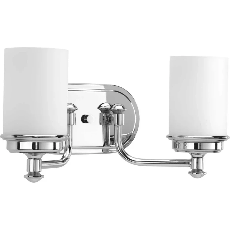 Polished Chrome Two Light Bath from the Glide Collection