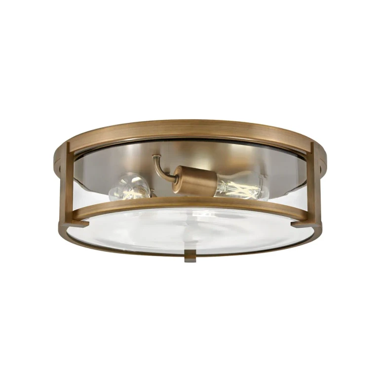 Brushed Bronze LED Flush Mount from the Lowell Collection