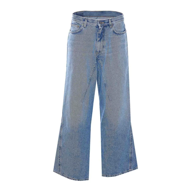Off-White Jean Évasé - Bleu