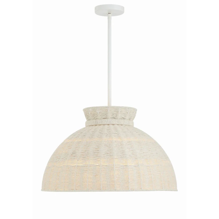 Reese 4-Light Pendant in Matte White