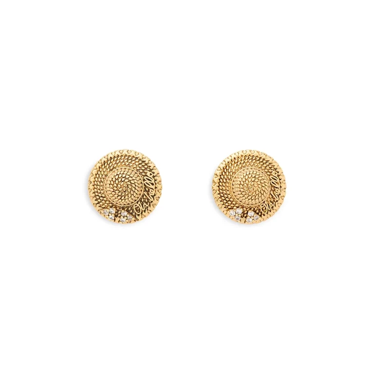kate spade new york Straw Hat Stud Earrings