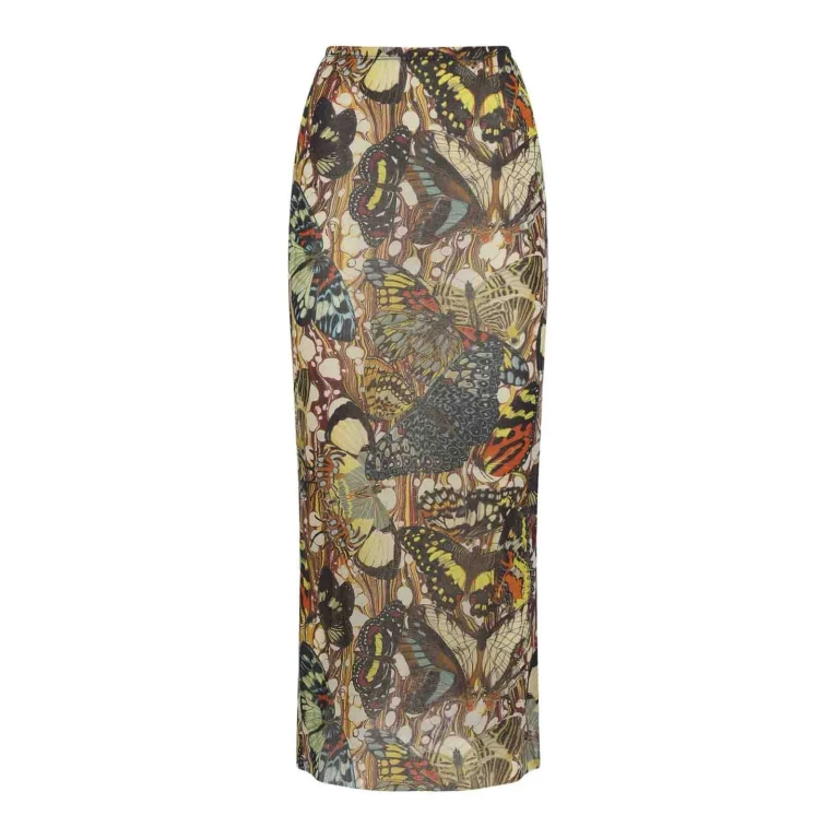 Jean Paul Gaultier Jupe Longue - Multicolore