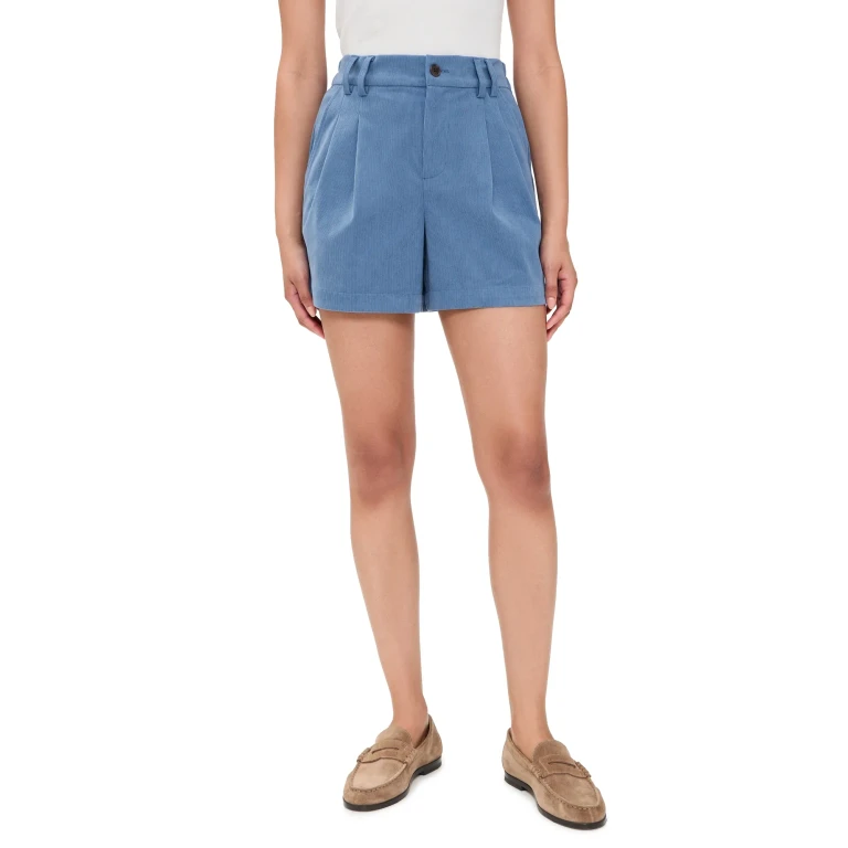 Varley Jorden Pleat Shorts Bijou Blue S
