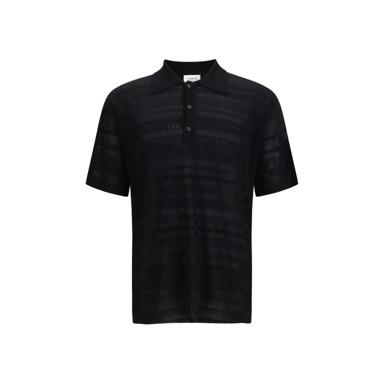 Laneus Lightweight Jacquard Polo